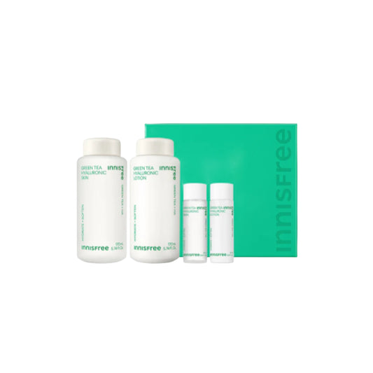 Innisfree Green Tea Hyaluronic Skincare Set